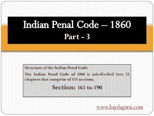 Indian Penal Code – 1860 Part - 3 - KaydaGuru