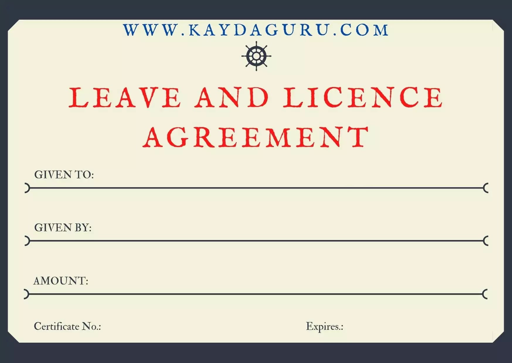 Leave And License Agreement Vs Lease Agreement